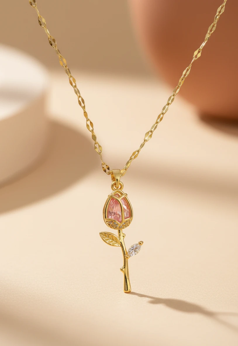 COLLAR DIJE DE TULIPAN