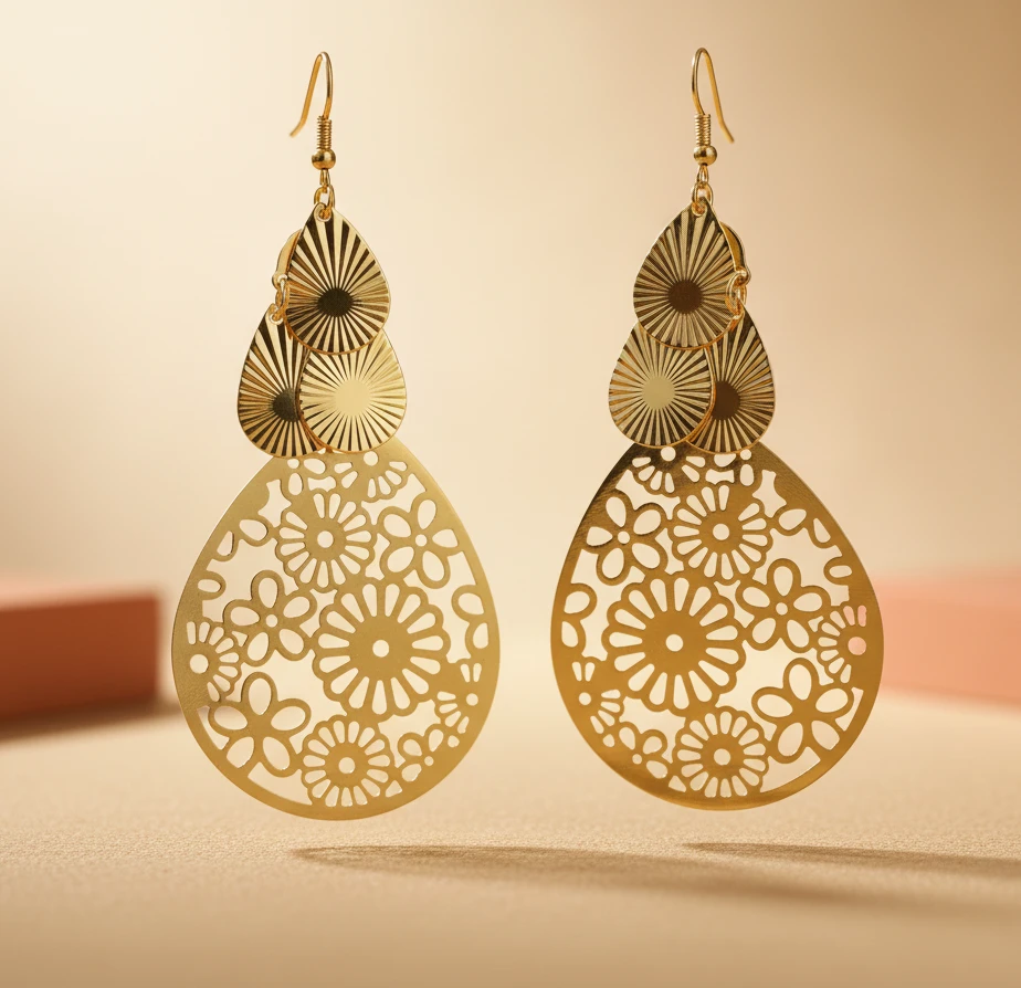 Aretes Largos Elegantes