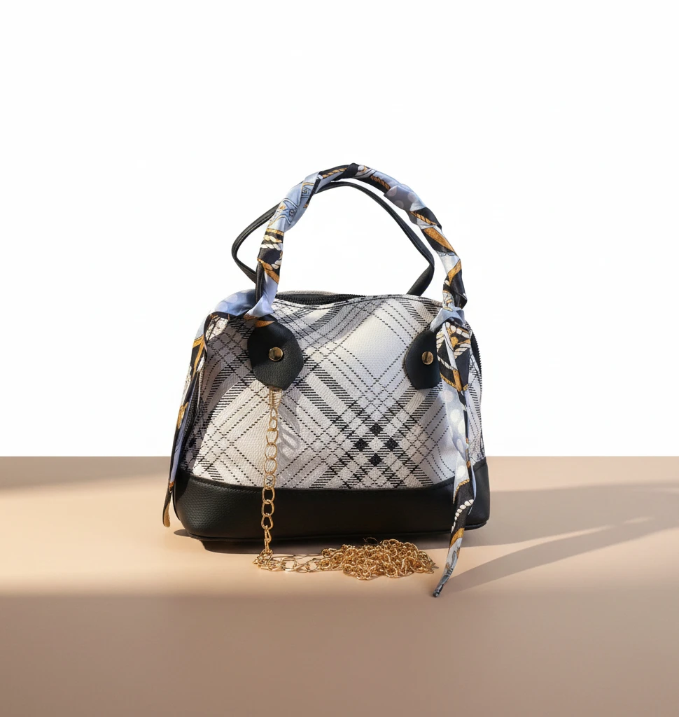 Bolso Elegante con Pañuelo