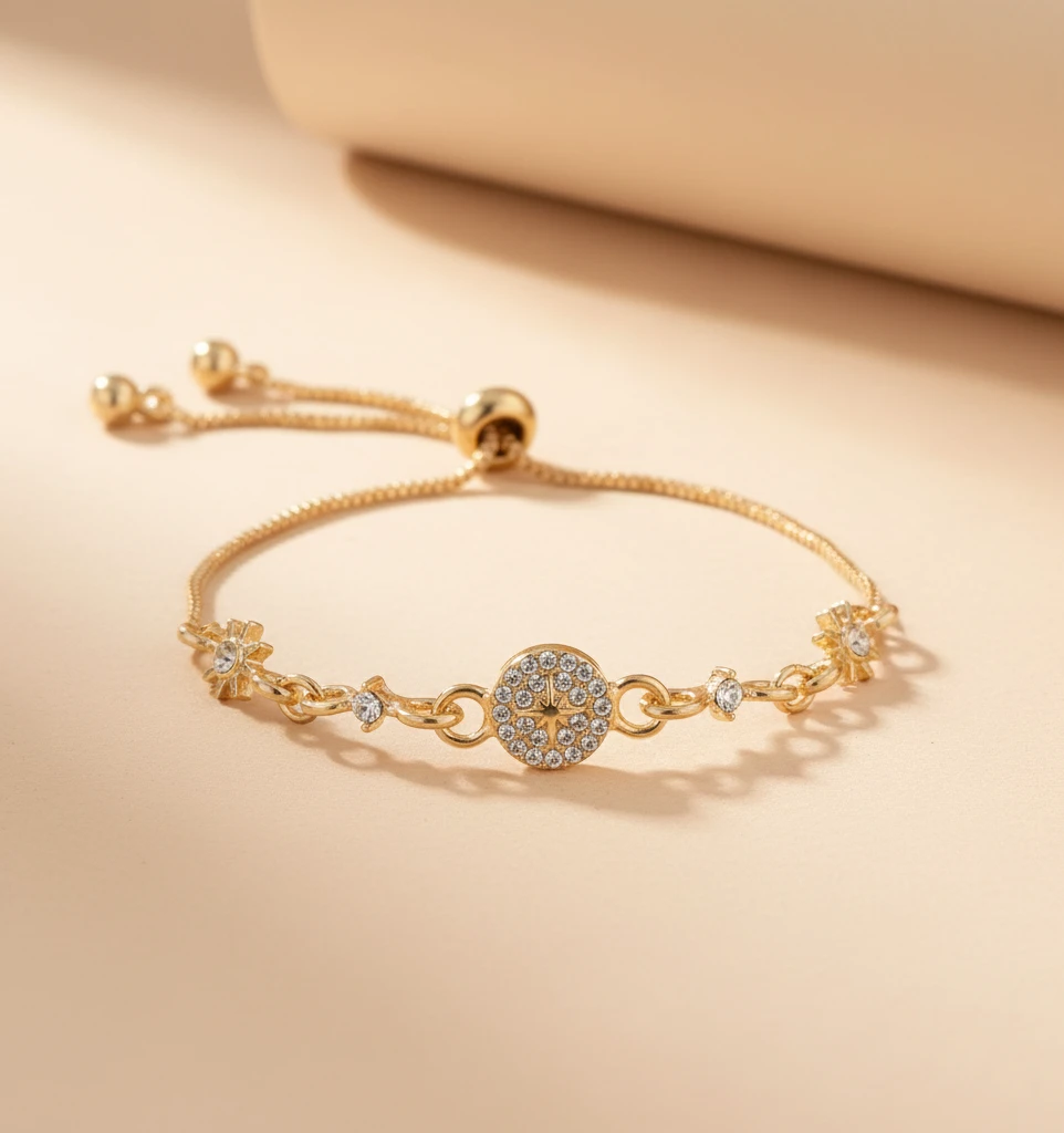 Pulsera Nudo Estrella Ajustable