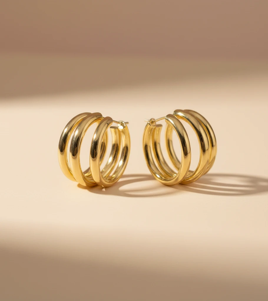 Aretes de Tres Aros