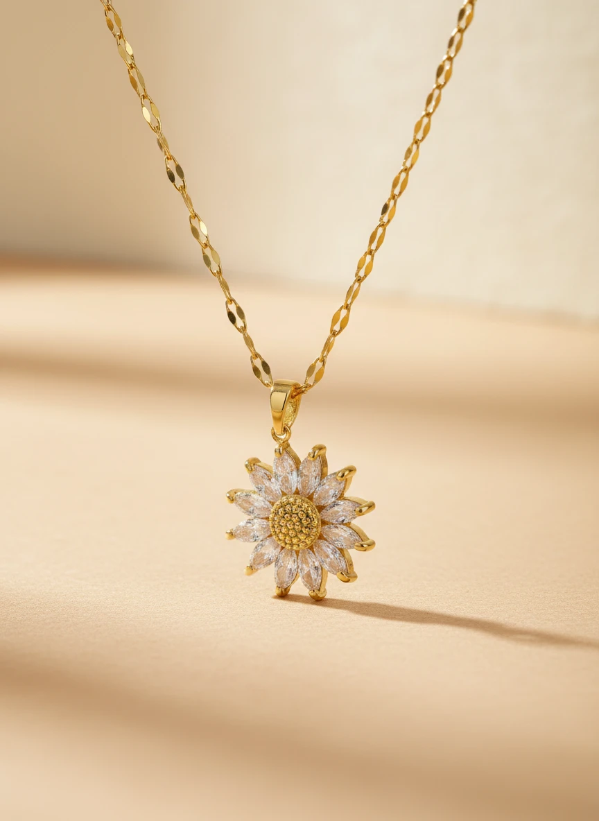 COLLAR DIJE DE GIRASOL
