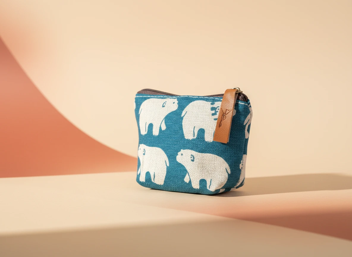 Monedero Compacto Estampado