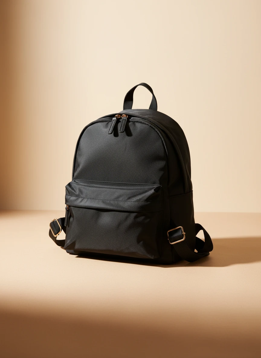 Mochila Compacta Dorado
