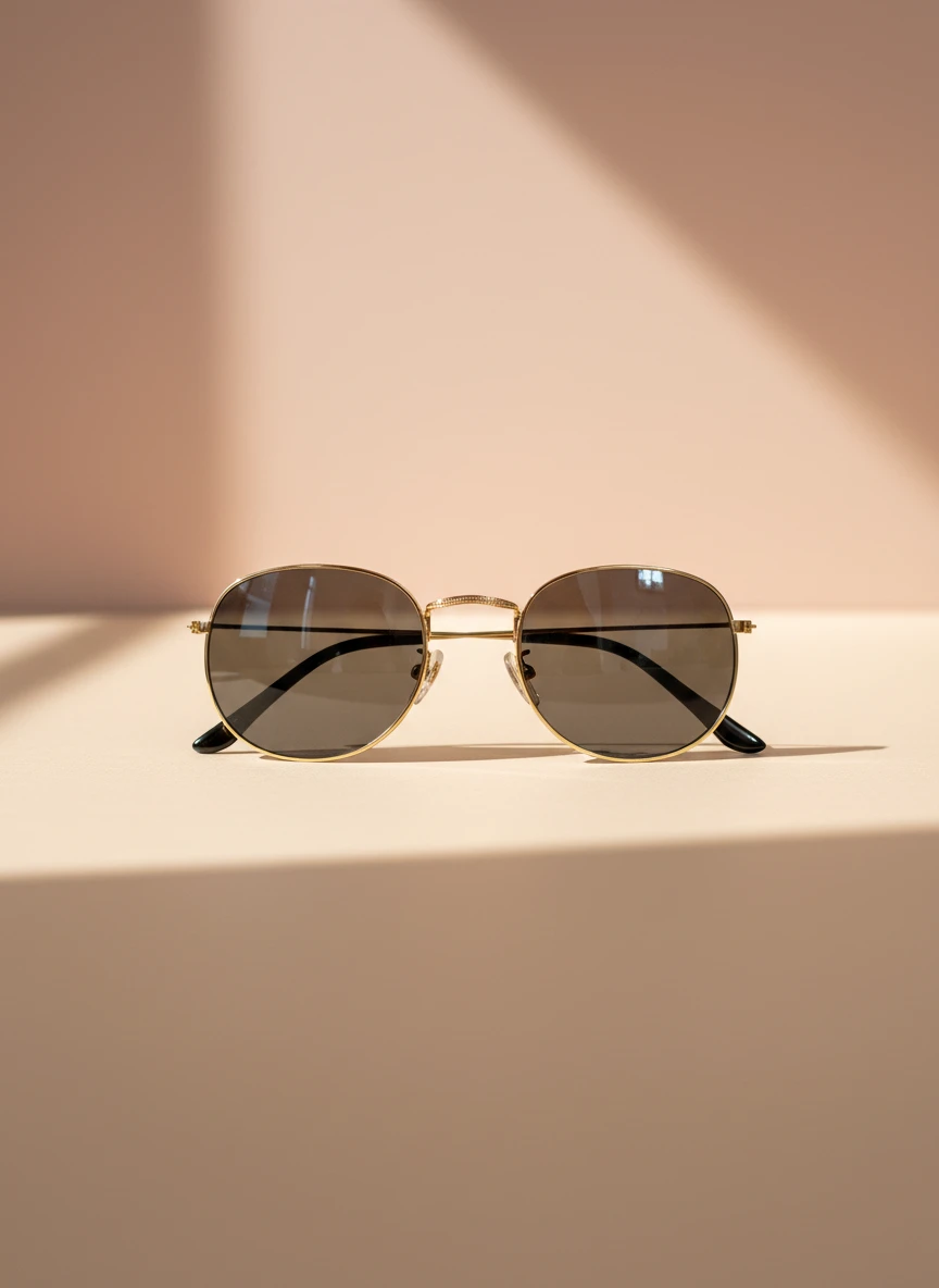 Lentes Redondos Dorados