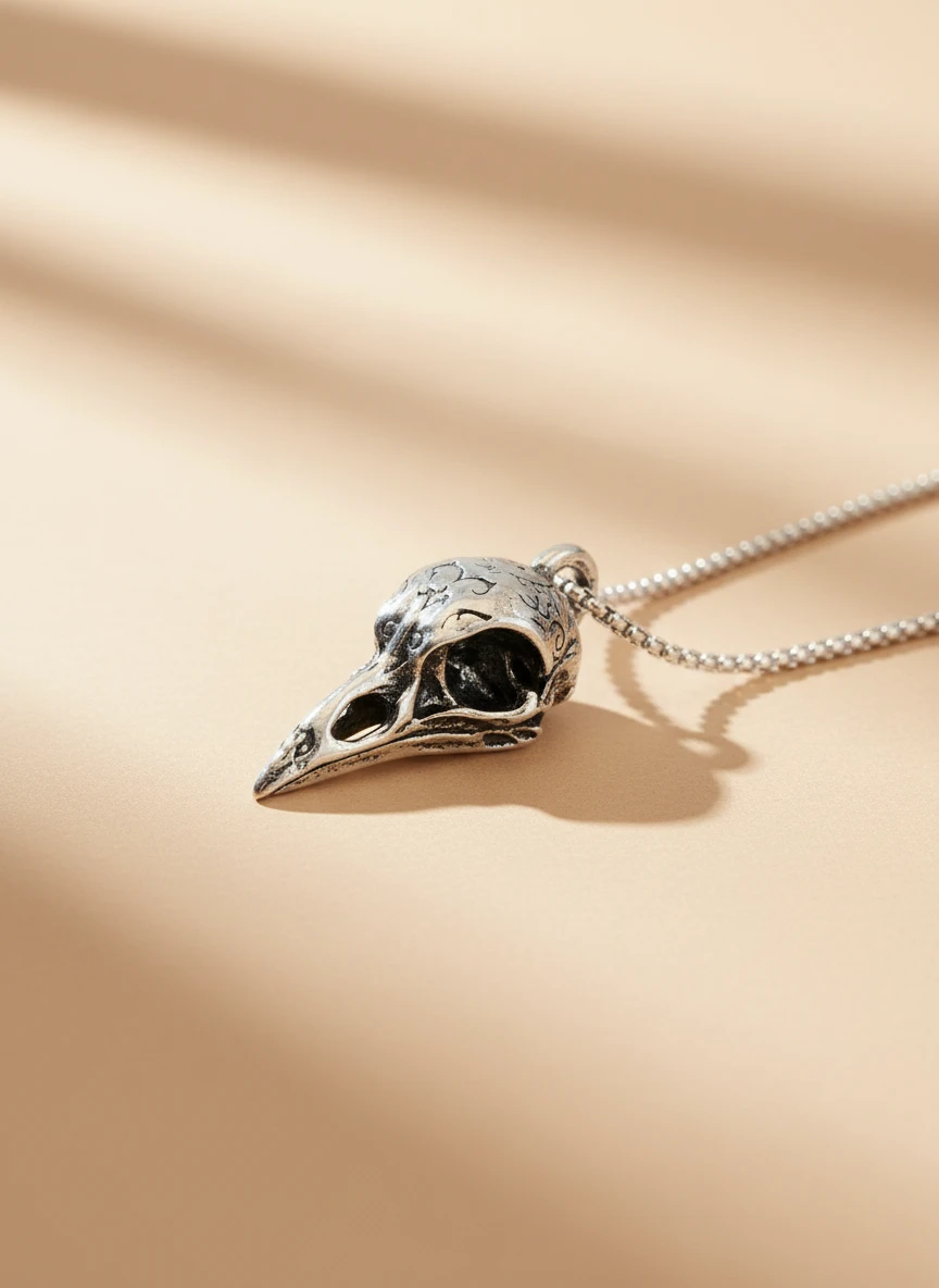 Collar Calavera de Titanio