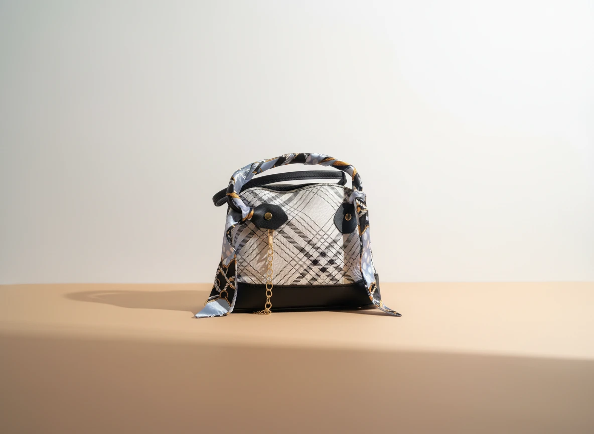 Bolso Elegante con Pañuelo