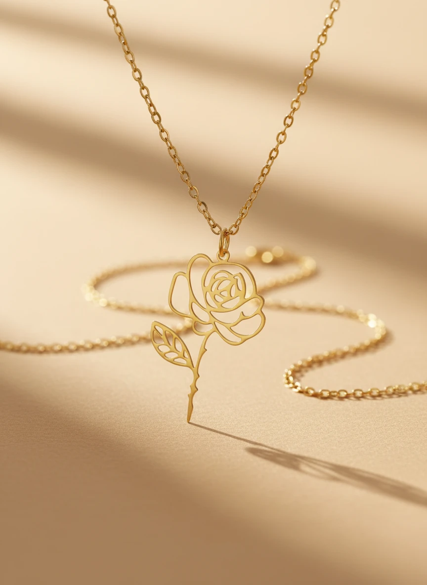 COLLAR DIJE DE FLOR