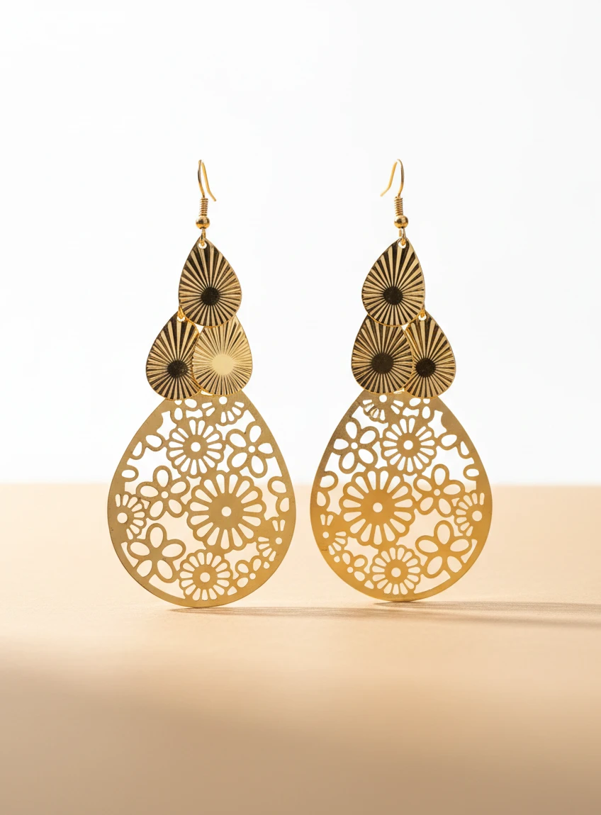 Aretes Largos Elegantes