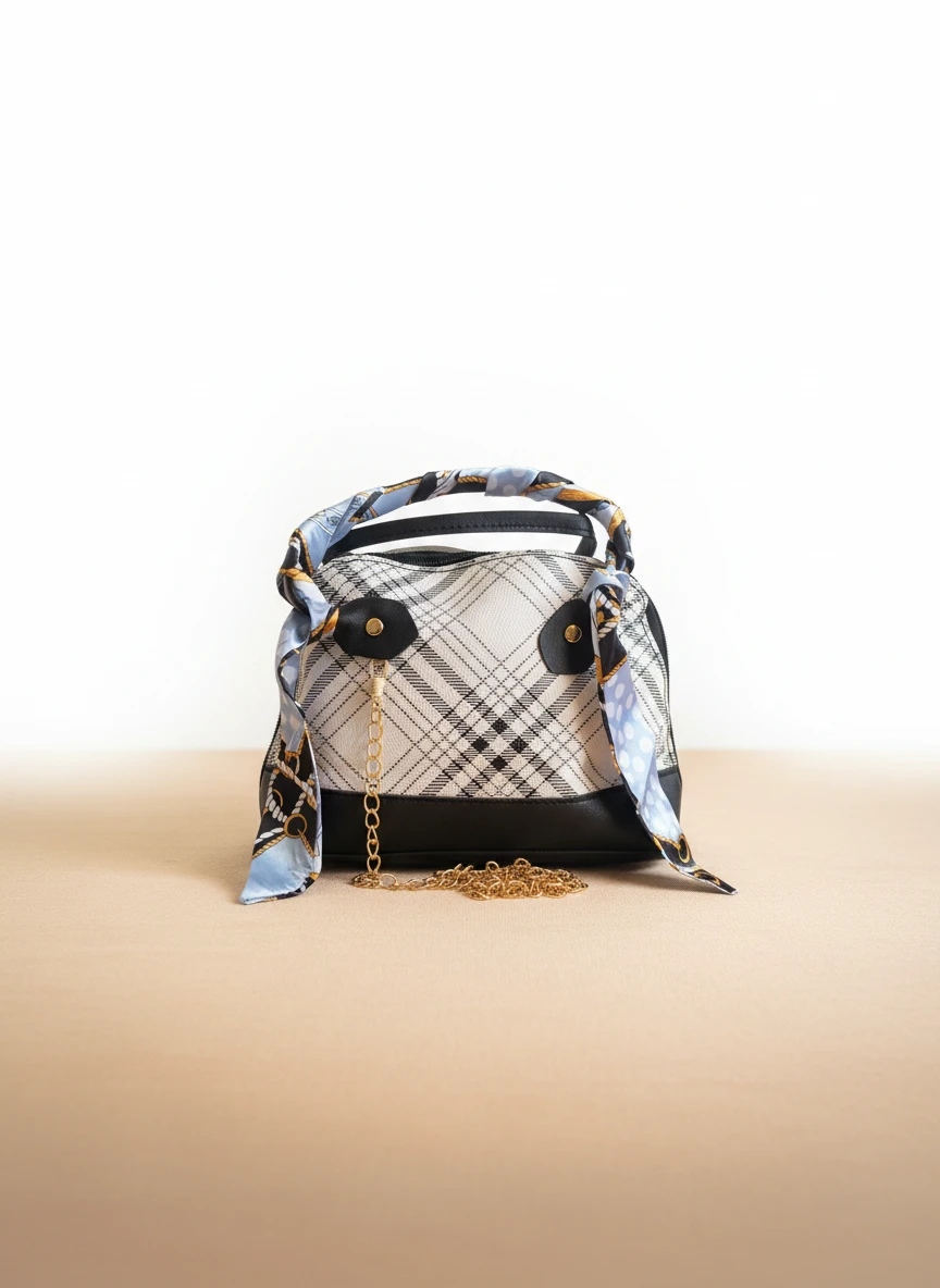 Bolso Elegante con Pañuelo