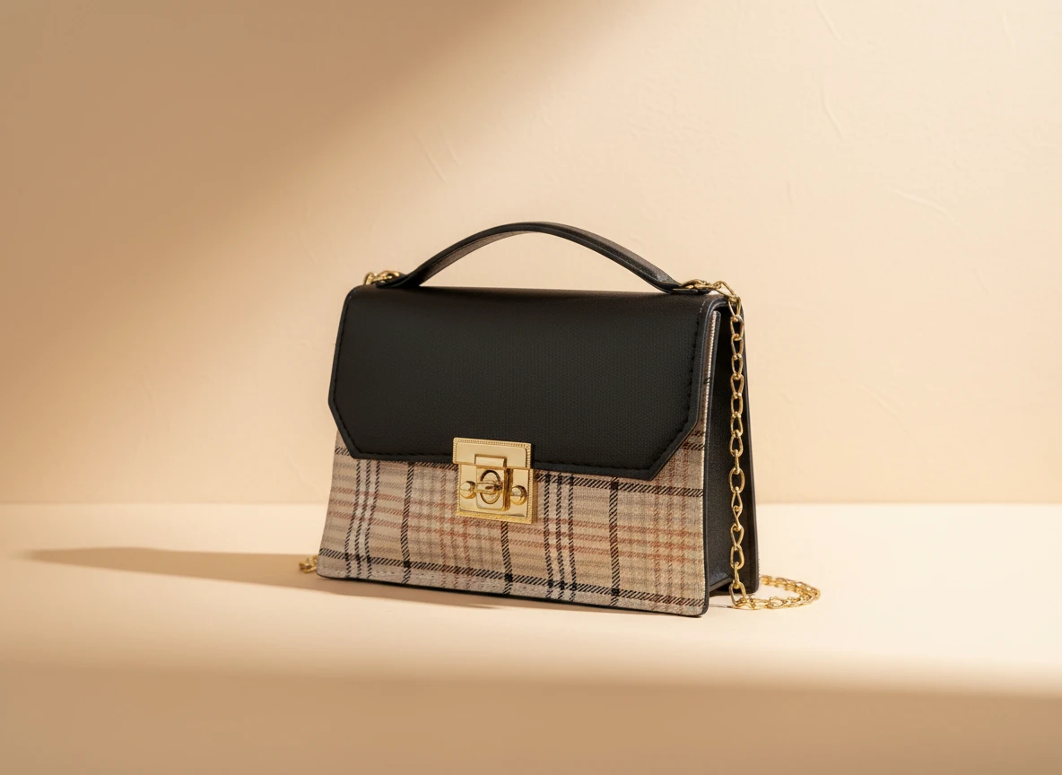 Bolso Compacto con Cadena
