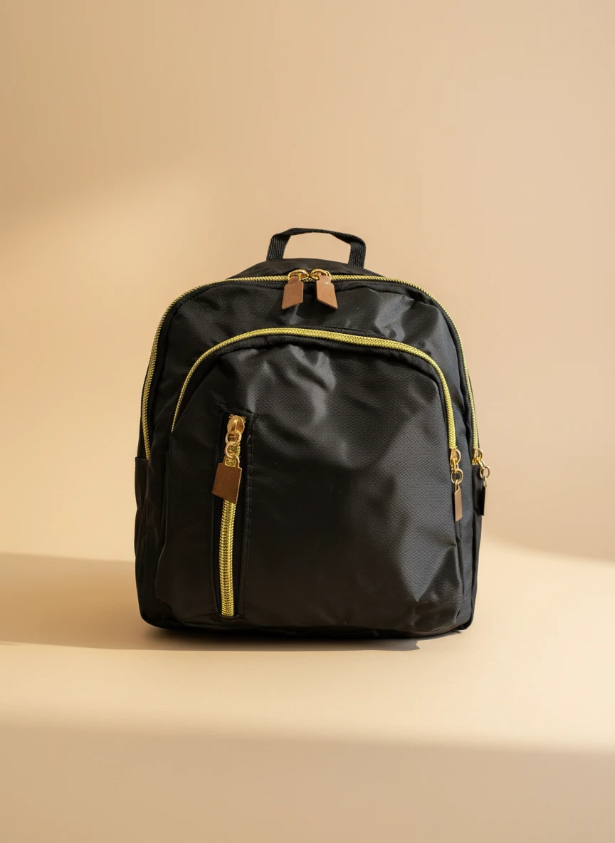 Mochila Compacta Dorado