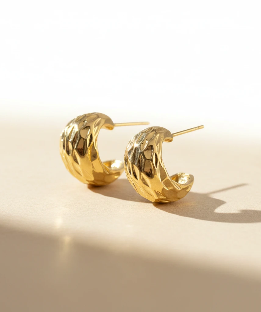 Aretes Dorados Clásicos