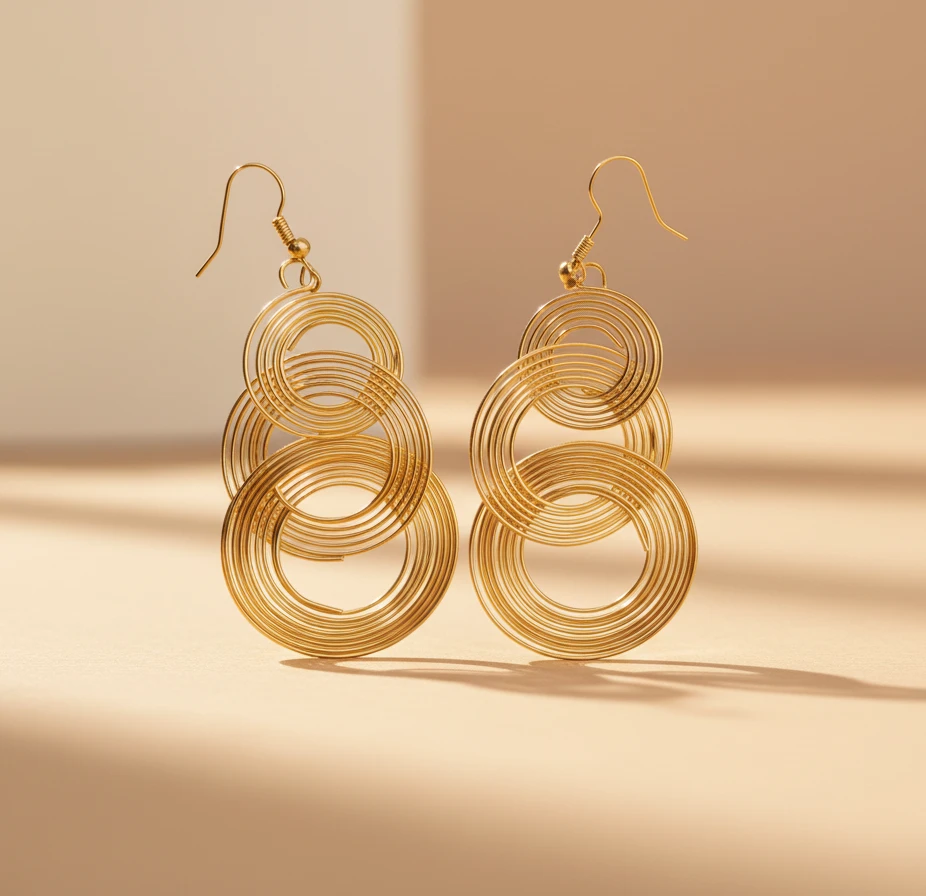 Círculos de Oro Elegantes
